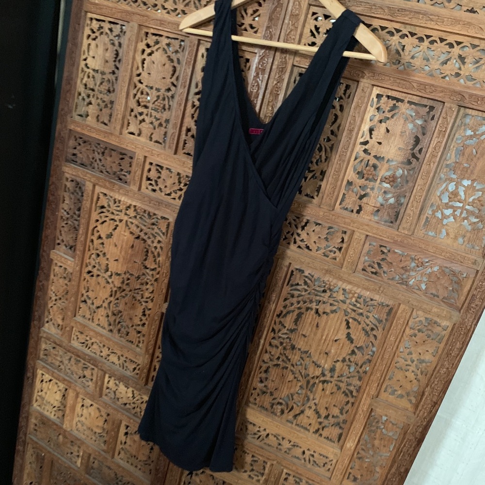 Velvet by Graham & Spencer black jersey dress